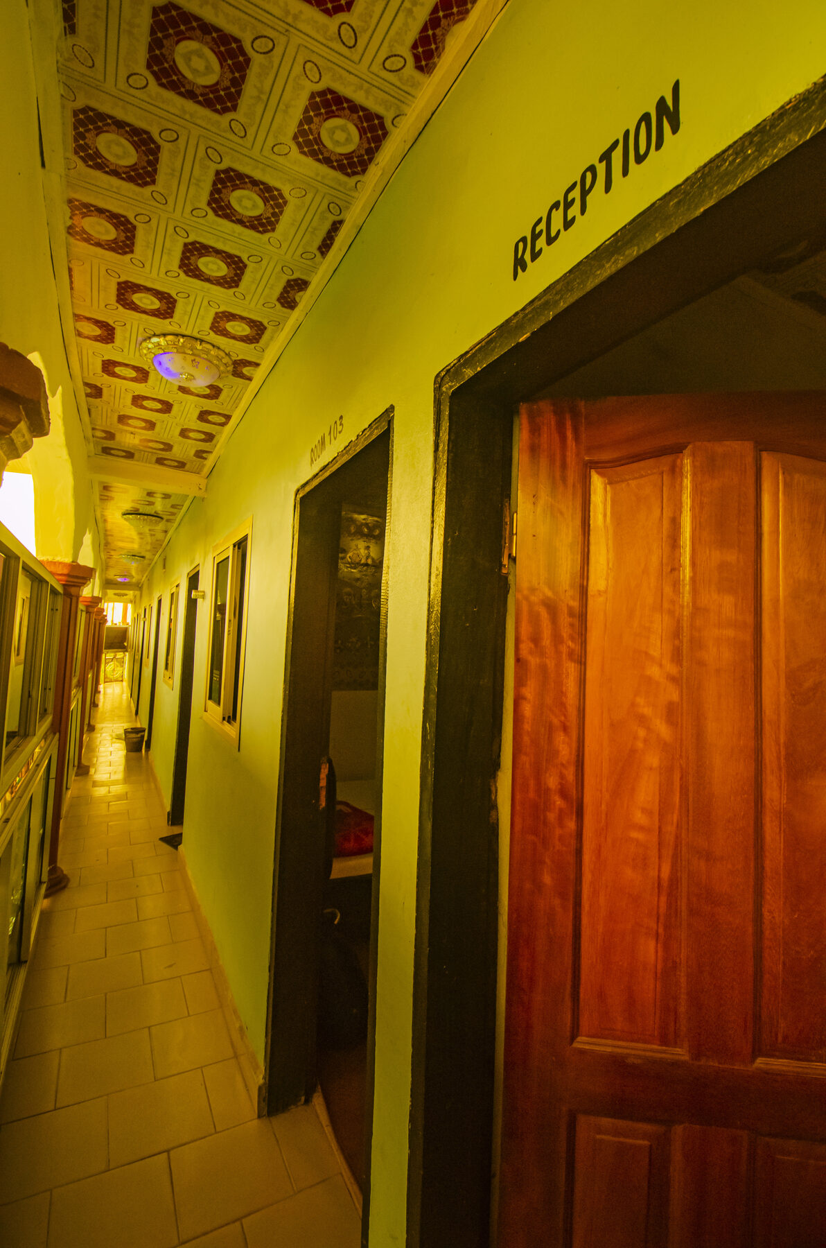 Interior view of Big G Hotel